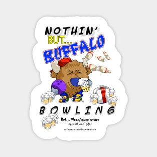 Nothin' But... Buffalo Bowling Magnet