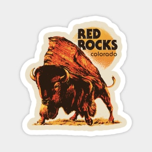 Red Rocks Magnet