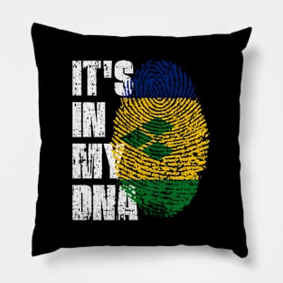 It's In My Dna St Vincent Grenadines Flag St Vincent Pillow