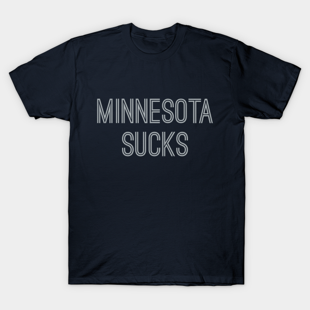 Minnesota Sucks (Silver Text) - Minnesota Sucks - Sticker