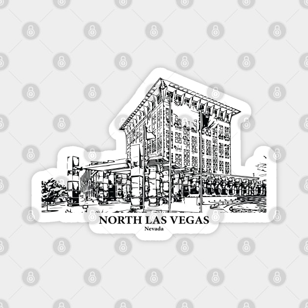 North Las Vegas - Nevada Magnet by Lakeric