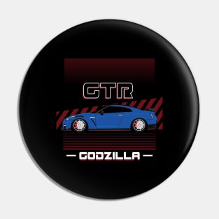 GTR R35 Godzilla jdm style Pin