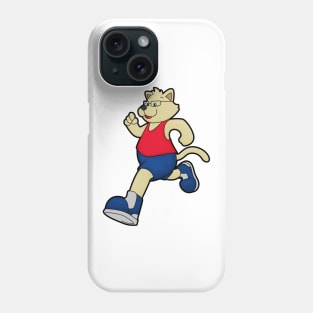 Dog at Running with Glasses Phone Case