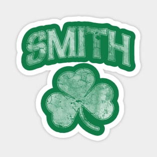 Smith Family Irish Shamrock St Patricks Day Magnet