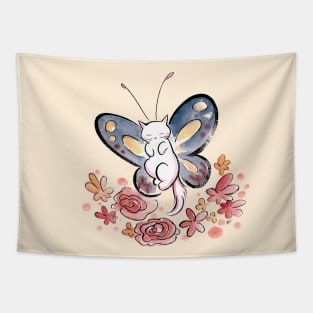 Cat butterfly Tapestry