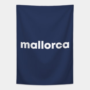 Mallorca, Spain (white) Tapestry