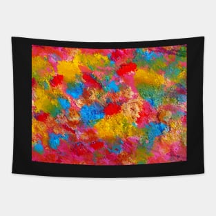 Blooming Meadow. Flowers Abstract Pattern. Tapestry