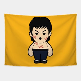 Bruce Lee Chibi Tapestry