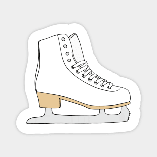 Ice Skates Magnet