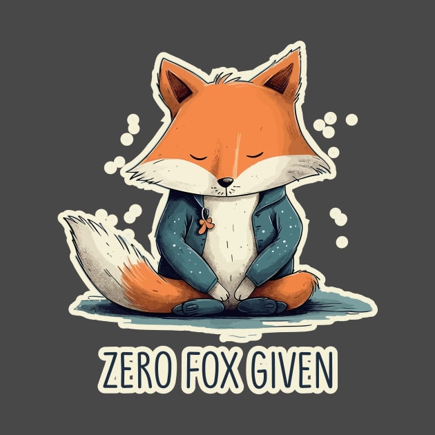 Zero Fox Given Funny Joke Print by Space Surfer 