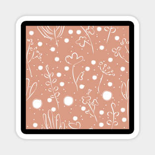 Floral Pattern Magnet