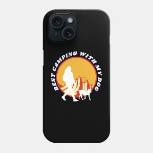 Best Camping With My Dog Phone Case