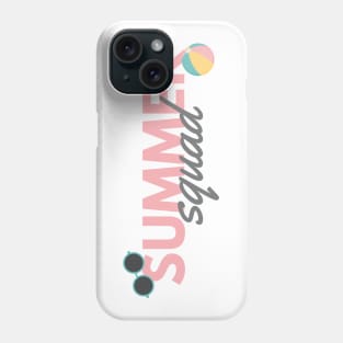 Summer Squad. Sun, Surf, Sand Design for Summer and Beach Lovers. Phone Case