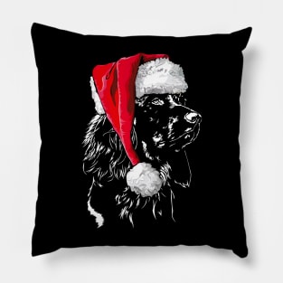 Funny German Longhaired Pointer Santa Christmas dog mom Pillow