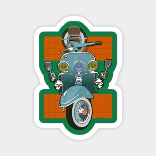 Scooter vespa Magnet