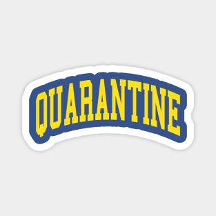 Yellow Quarantine Magnet