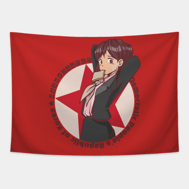 NORTH KOREAN ANIME GIRL - North Korean - Tapestry | TeePublic NORTH KOREAN ANIME GIRL - North Korean - Tapestry | TeePublic
