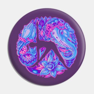 Yoga Body Soul Pin