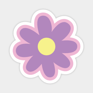 Purple Flower Magnet