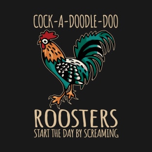 Vintage Morning Farm Rooster T-Shirt