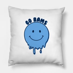 rhi dripping smiley Pillow