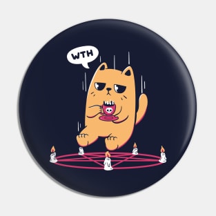 Summon The Orange Cat Pin