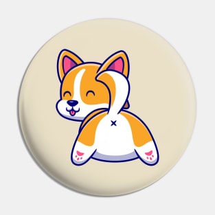 Cute Dog Corgi Butt Pin