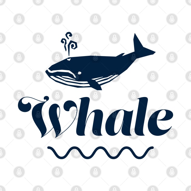 Blue whale logo by Mr Youpla