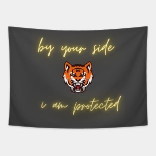 BY Your Side i am protected Tapestry