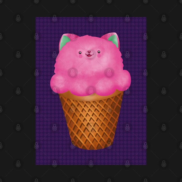 Strawberry Ice Cream by Doggomuffin 