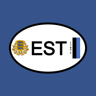 Estonia car country code T-Shirt