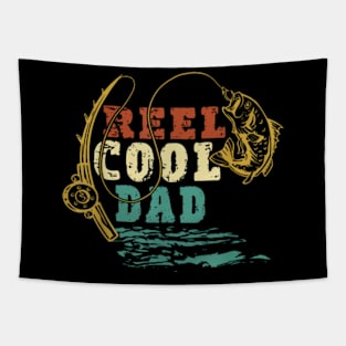 Reel Cool Dad Fishing Father Day Daddy Tapestry