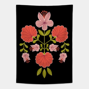 Floral Emblem Tapestry