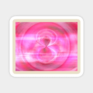 Pink Vortex Copper Magnet