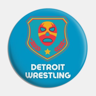 Detroit Wrestling "Slithery Teal" Pin