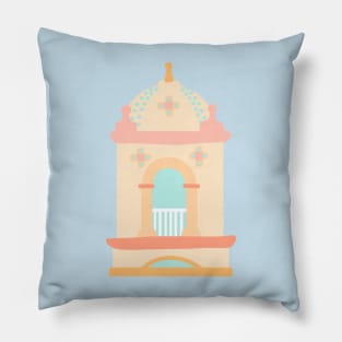 Pastel Ojai Post Office Pillow