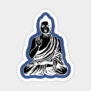 Buddha (white) Magnet