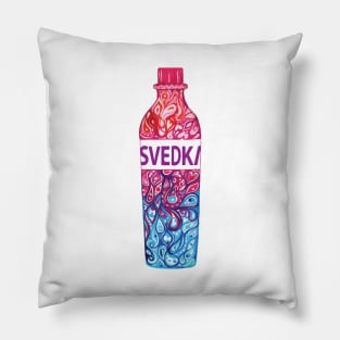 Svedka Vodka Illustration Pillow