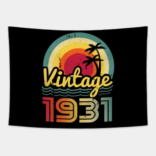 Vintage 1931 Made in 1931 92th birthday 92 years old Gift Tapestry