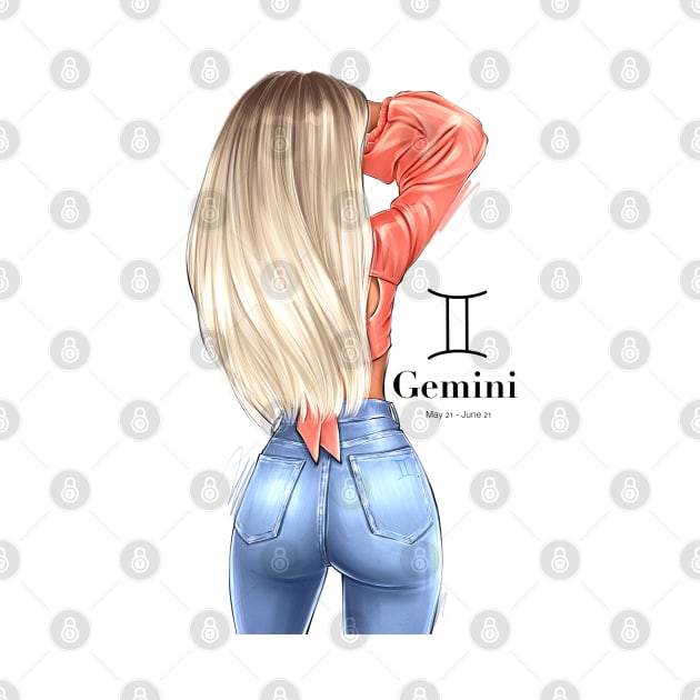 Gemini Girl by AllessyArt 