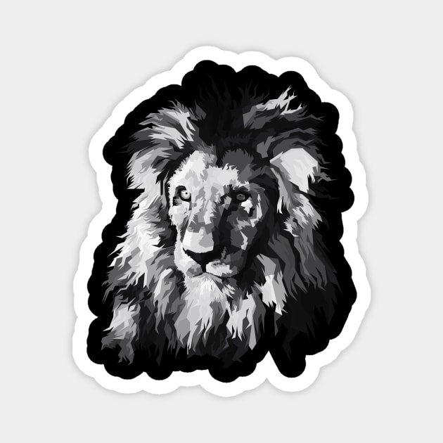 Lion head vintage Magnet by Danwpap2