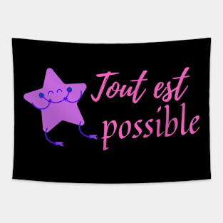 French Quotes and French Vibe Gifts Tapestry