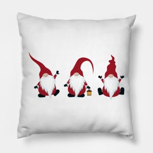 3 Little Christmas Gnomes Pillow