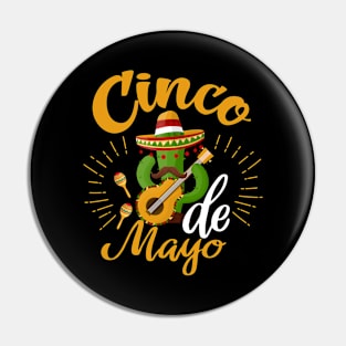 Funny Mexico Cinco de Mayo Pepper Mexican Pin