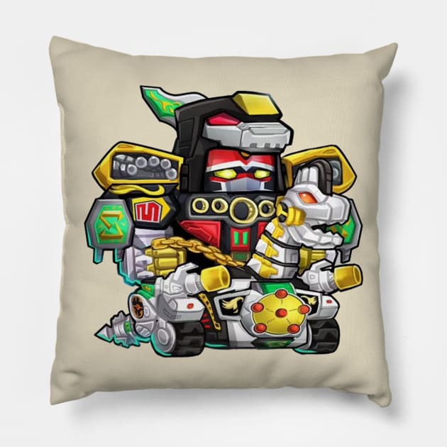 ultrazord Pillow by mprokolo corgi