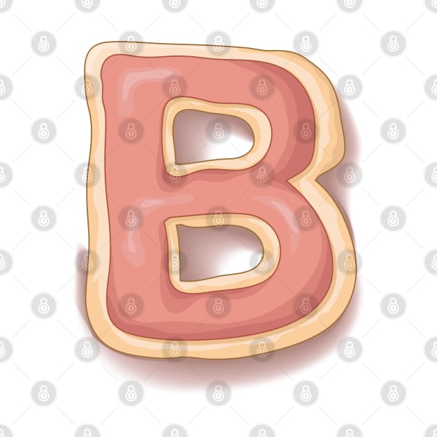 B alphabet design by artistic-much