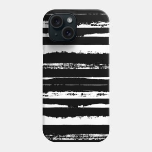 Black and White Summer Stripes Phone Case