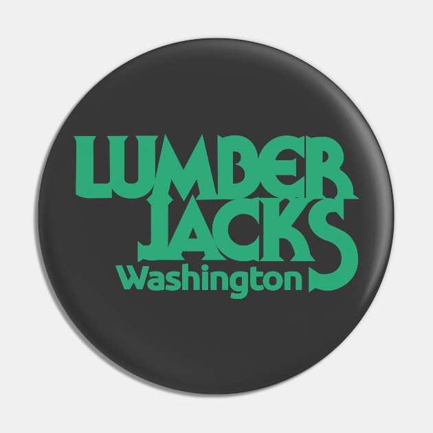 Brief Washington Lumberjacks Basketball Pin by LocalZonly