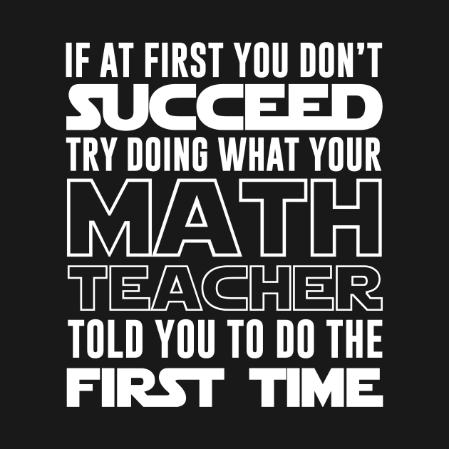 Math Teacher Quote by oyshopping