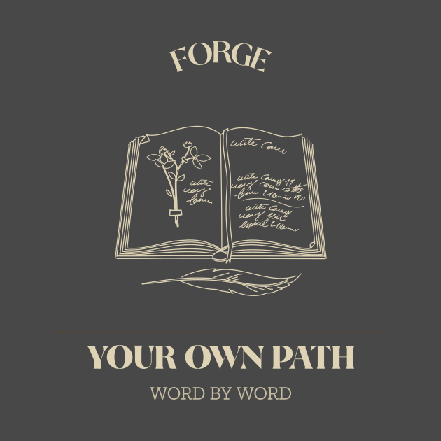 FORGE YOUR OWN PATH WORD BY WORD READING by BICAMERAL